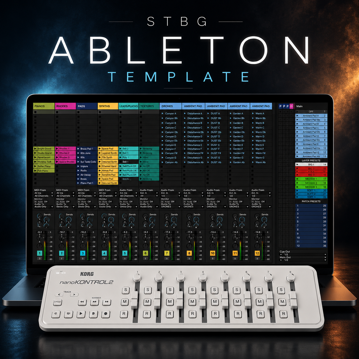 STBG Keys Ableton Template